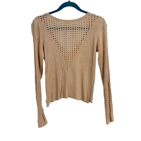 Free People Starlight Ribbed Tunic Sweater Size M‎ - Picture 4 of 6